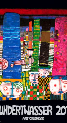 Grosser Hundertwasser Art CAlendar 2012