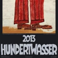 Hundertwasser Streifenkalender art 2013